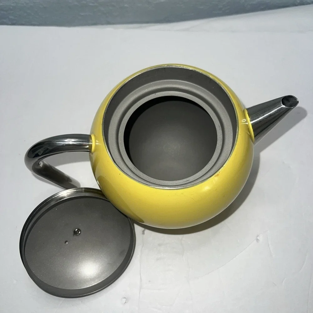 The Original Painted‎ Ladies Teapot Yellow (No strainer) G & H Tea Services 1978